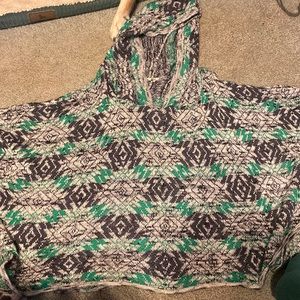 Hippie laundry poncho